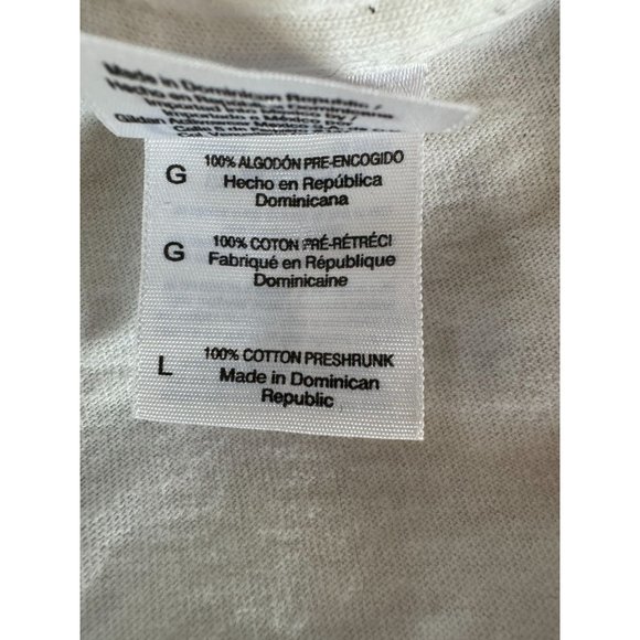 Christmas Holiday Gildan Faux Vest Gingerbread TShirt Large White Cotton - Picture 12 of 16